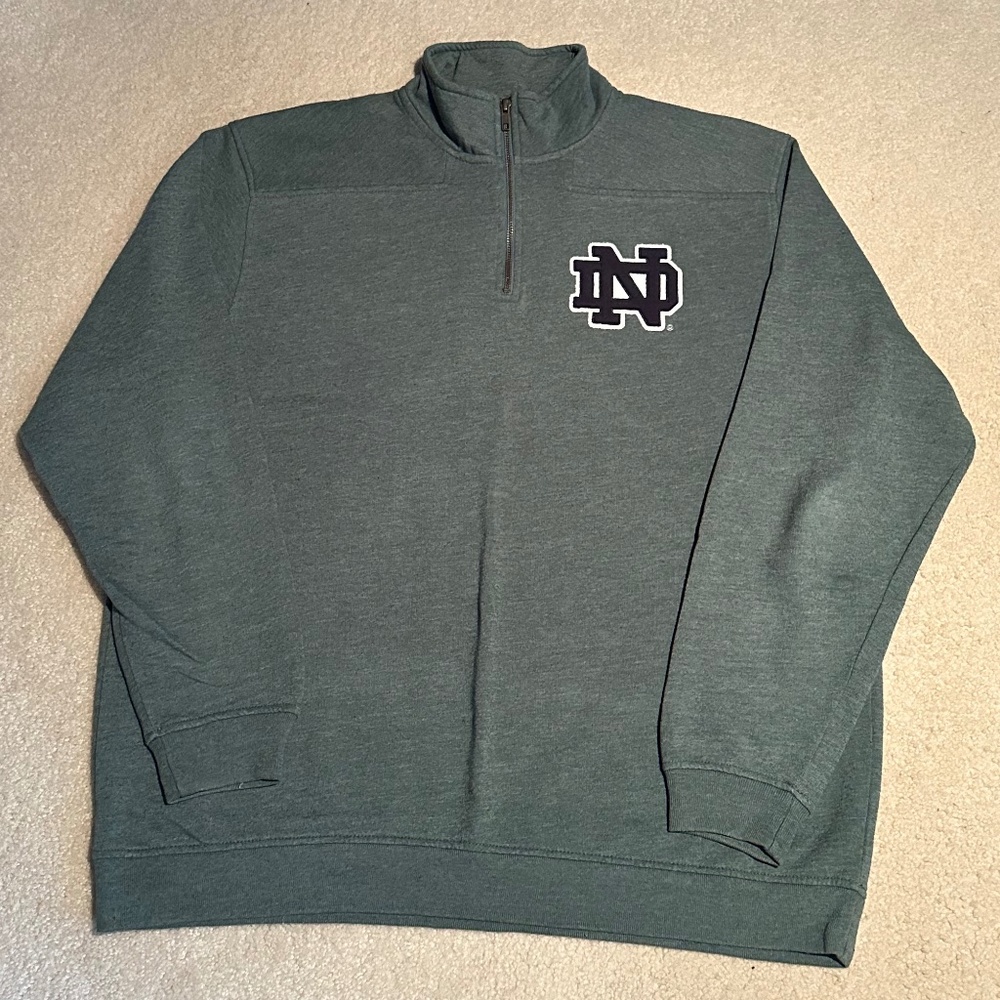 University of Notre Dame Quarter Zip - Picture 1 of 4